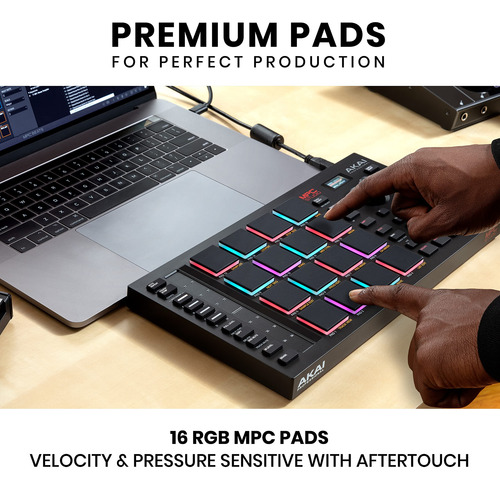 Controlador Midi Akai Professional Mpc Studio Beat Maker Con