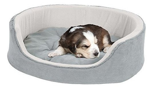 Petmaker Pequeño Abrazo Round Microsuede Pet Bed