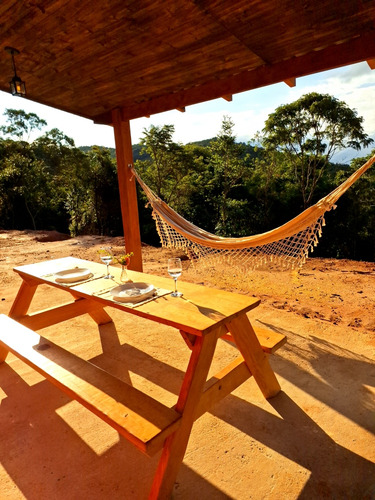 Refúgio Isolado Com Cachoeira, Vista Incrível, Casa Mobiliad