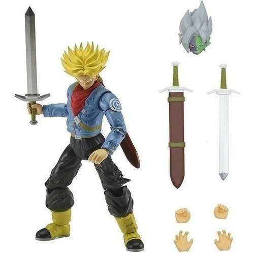 Libro - Figura Dragon Ball Serie 3 Articulado - Saiyan Trunk