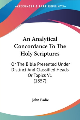 Libro An Analytical Concordance To The Holy Scriptures: O...