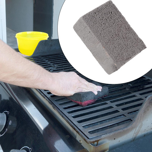 6 Tijolo De Limpeza Para Grelha De Churrasco, Pedra De Cinza