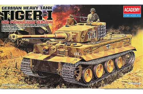 (d-t) Academy Tiger 1 - Kit Plastimodelismo 1:35 13265