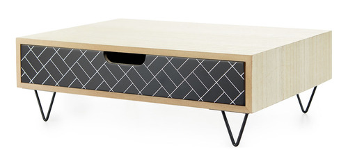 Soporte Nordik Mdf Pattern Negro Balvi