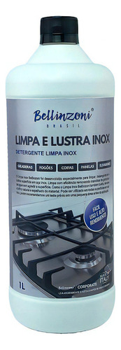 Limpa Inox Bellinzoni 1l Desengordurar E Lustrar Superfície