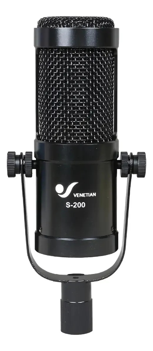 Venetian S-200 Microfono Condensador Estudio Streaming Negro