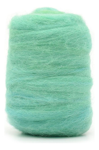 Lã Merino Para Feltragem 25g - Fios Da Fazenda Cor F06 Verde Água