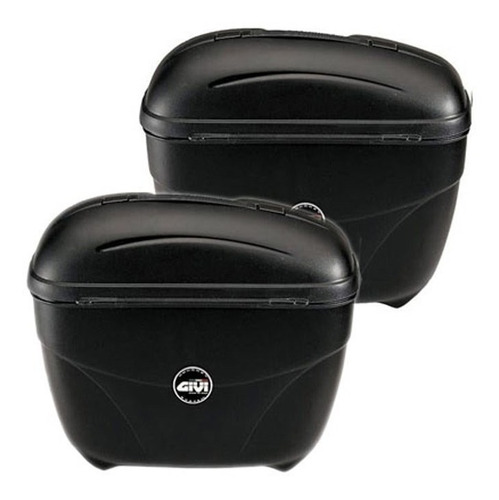 Kit Honda Cb500x Suporte Lateral Scam + 2 Bauletos Givi E21n