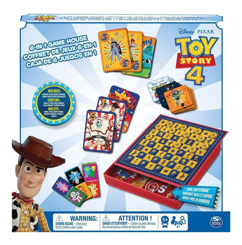 Toy Story 4 Caja De Juego 6 En 1  Spin Master 