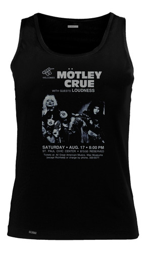 Camiseta Esqueleto Motley Cure With Guests Loudness Rock Sbo