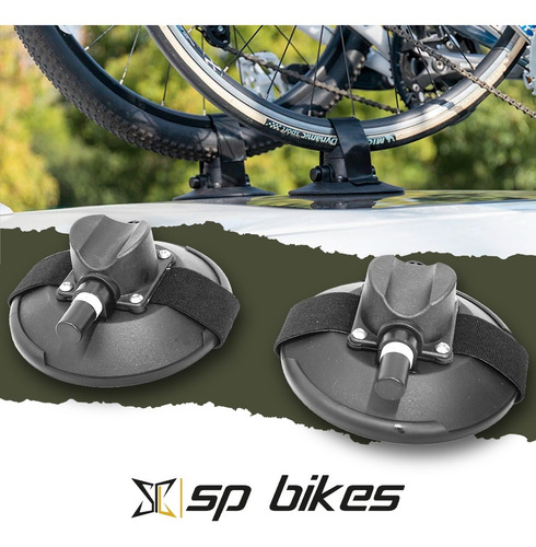 Rack Portabicicletas De Ventosas Succión Para 2 Bicicletas