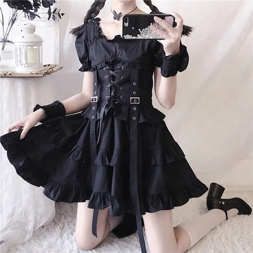 Vestido Coreano Lolitacoreano /pregunta Disponiblidad Antes