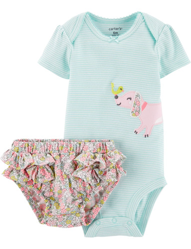 Set De 2 Piezas Nena Bodie Musculosa Y Short. Carters