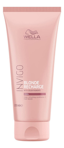 Acondicionador Wella Invigo Cool Blond 200 Ml Especial Rubio