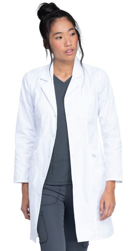 Dickies 82401 Bata Larga Médica Clínica Gabardina Suavizada