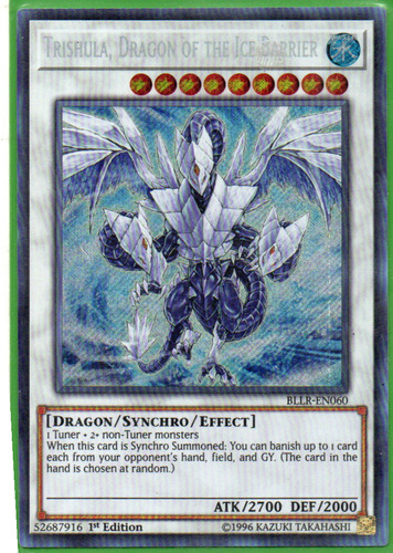 Trishula, Dragon Of The Ice Barrier Carta Yugi Bllr-en060 S