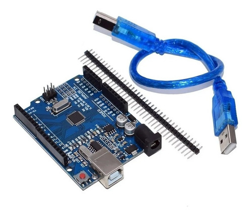 Uno R3 Ch340g Atmega328p + Pines + Cable Compatible Arduino