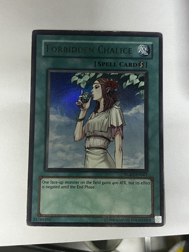 Forbidden Chalice Ultra Yugioh