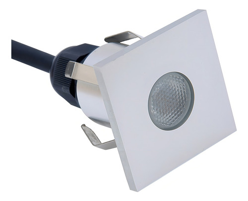Lámpara Led Para Empotrar En Techo 0220 Led Calux Color Aluminio