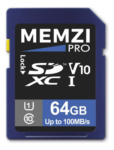 Memzi Pro Clase Sdxc Tarjeta Memoria Para Camara Digital