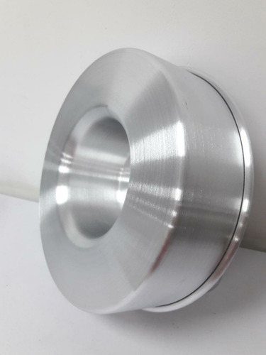 Molde De Aluminio Rosca Recta - 28cm. Diámetro Color Gris
