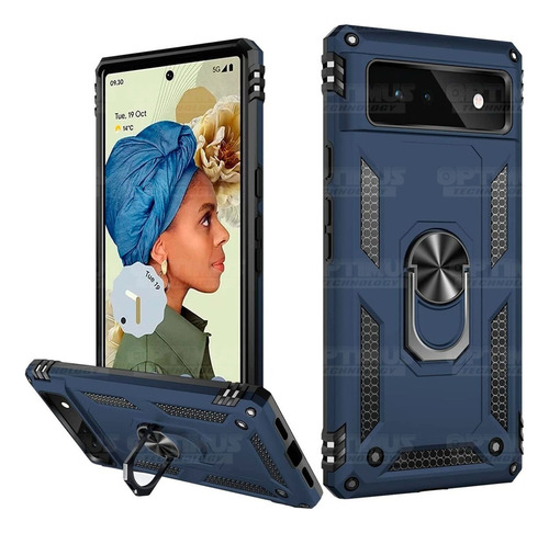 Funda Protectora Anti Golpes 2 Capas Para Google Pixel 6