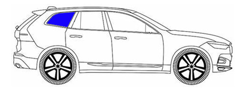 Vidrio Lateral Hyundai Santafe-dm 2013-2020 Verde 