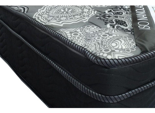 Conjunto Box Casal: Colchão Molas Bonnel Ortobom Nanolastic