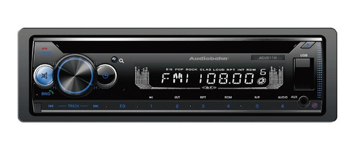 Autoestéreo Con Reproductor Dvd/cd 1 Din Multicolor