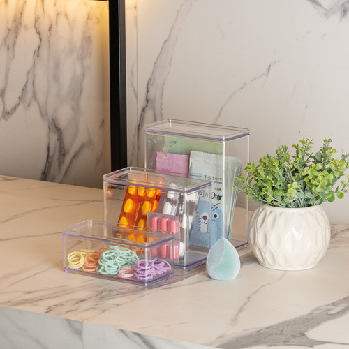 Organizador De Mesa Escritório Module G3 Acrílico Papelaria