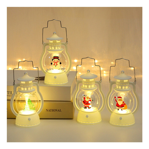Q Adornos Decorativos De Luz Nocturna Portátil Navideña 4
