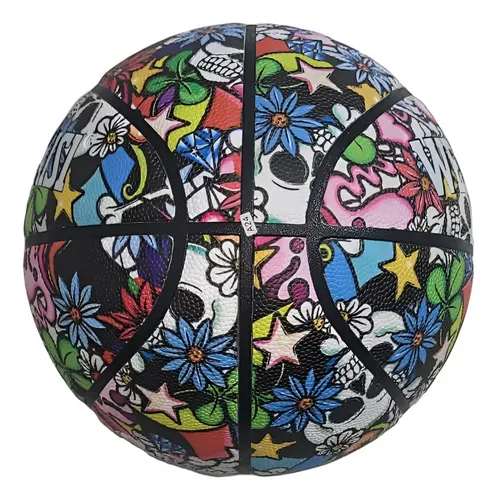 Pelota Basket Basketball Con Diseño Grafiti Entrenamiento