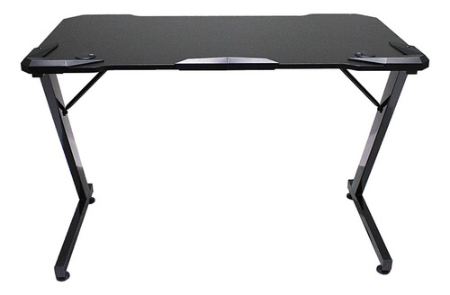Mesa Gamer 2 Monitores Escrivaninha Fibra De Carbono Pc Computador Quarto Com Suporte Copo E Headset Pés Metal Móveis Bonatto