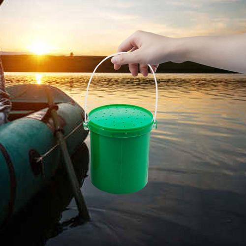 Cebador De Cebo Cubo De Pesca Case De Cebo Con Caja De
