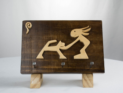 Imagen 3 de 7 de Portallaves De Mandera Artesanales - Personalizables