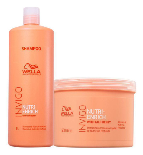 Kit Invigo Nutri Enrich Shampoo E Máscara - Wella