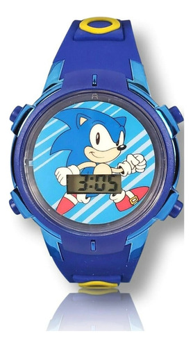 Reloj Niños Sonic Con Luces 