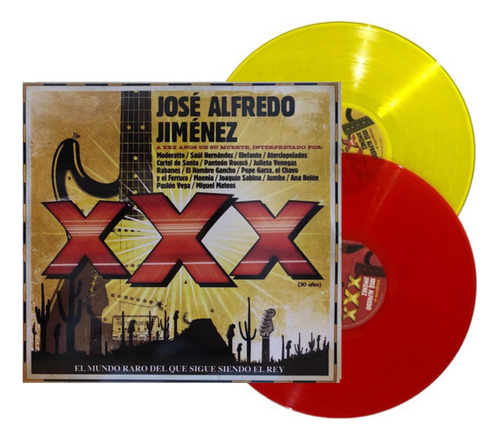 Jose Alfredo Jimenez Tributo Xxx Bandas Artistas 2 Lp Vinyl