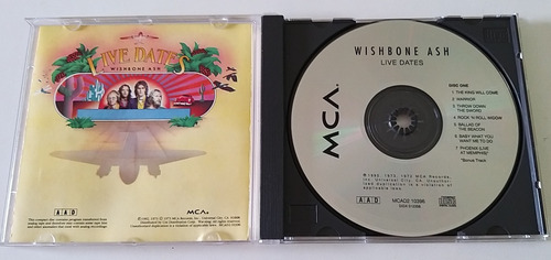 Cd Wishbone Ash - Live Dates (2 Cd's) Importado S/luva/raro (Usado)