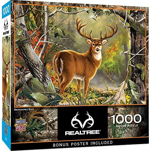 Realtree 1000 Puzzles Collection Backcountry Buck Puzzl...