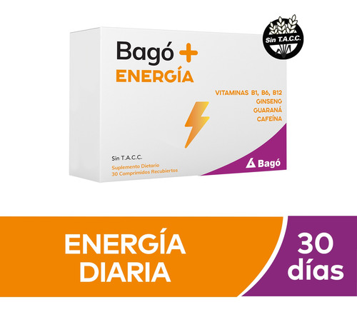 Bago + Energía Rendimiento Físico 30 Comprimidos