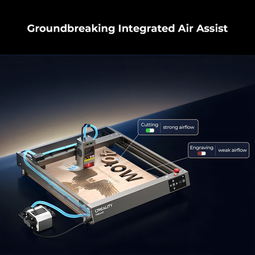 Máquina cortadora y grabadora láser Creality Falcon2 40W