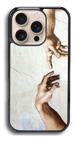 Funda Antigolpes Para Iphone Y Otros Mano De Dios Arte Negro Iphone 14 Promax