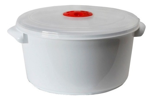 Contenedor Para Microondas Round Plastico 1852 Colombraro