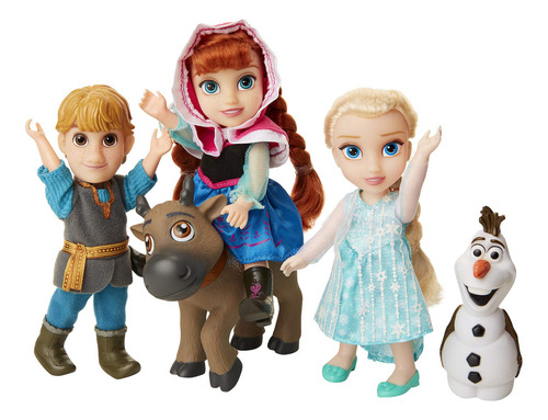 Disney Frozen Deluxe - Set De De Muñecas Pequeñas