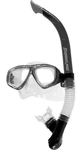 Scubapro Currents Adult Combo Mask Y Snorkel Set-black