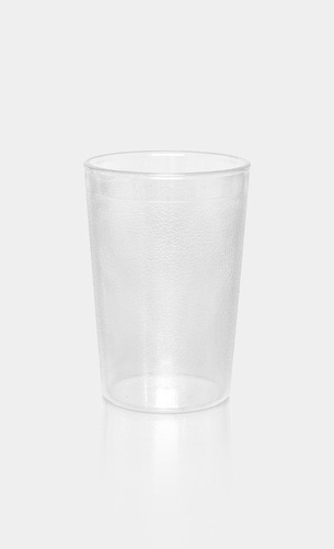 Vaso Cristal 8 Onzas Policarbonato Arenado X 6 Unidades 