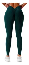 Comprar Lycra Leggings Deportivo Push Up Tiro Bajo - Verde Ref. 1315