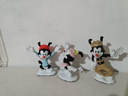 Figuras Plástico Animaniacs Sonrics Hermanos Warner (Usado)