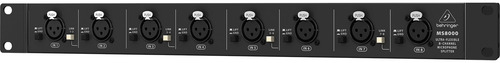 Mezcladora Splitter De 8 Canales Xlr Rack Behringer Ms8000